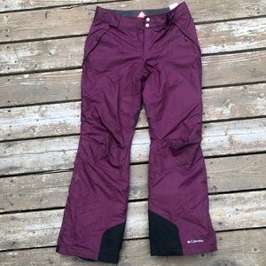 Women's Purple Columbia Ski Pants